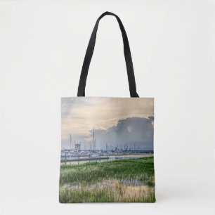 Tote Bag Soirée À Charleston Harbour