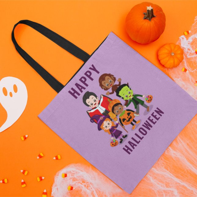 Tote Bag Soirée costumée pour enfants d'Halloween (Créateur téléchargé)