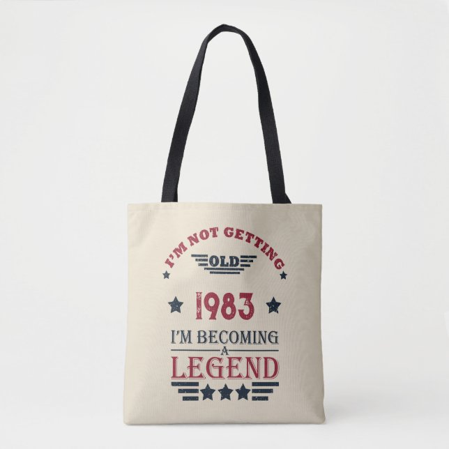 Tote Bag Soirée de 40 ans vintage personnalisée (Devant)