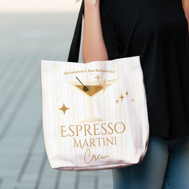 Tote Bag Soirée de Fiançailles Espresso Martini (Créateur téléchargé)