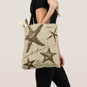 Tote Bag Soirée de mariage de Starfish Beach (Maid of Honor