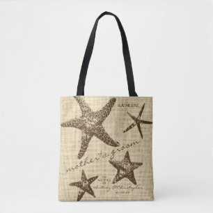 Tote Bag Soirée de mariage de Starfish Beach (Mère de Groom