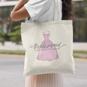 Tote Bag Soirée de mariée rose Pink