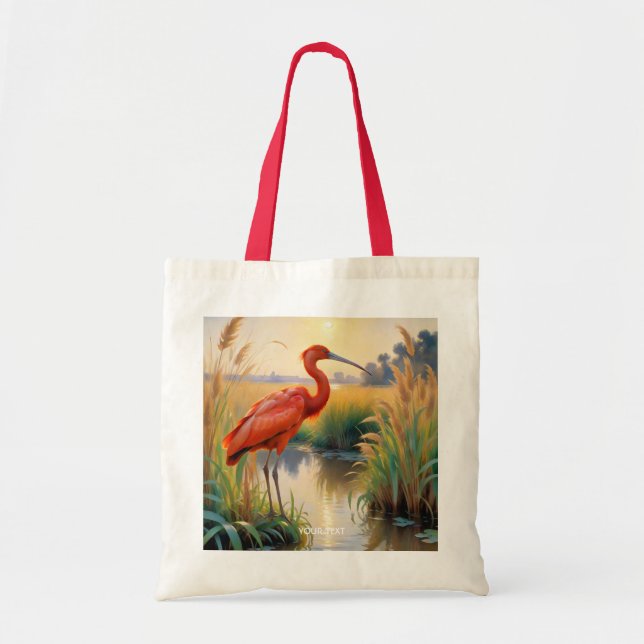 Tote Bag Soirée Imaginaire Ibis Scarlet (Devant)