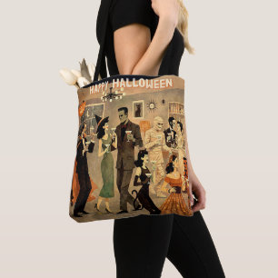 Tote Bag Soirée Martini Halloween Rétro Milieu de Siècle 40