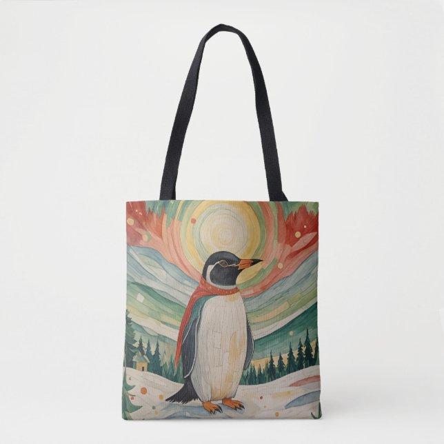 Tote Bag Soirée sur le flocon des neiges (Devant)