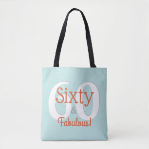 Tote Bag Soixante & Fabuleux Joyeux 60e Anniversaire Sarcel