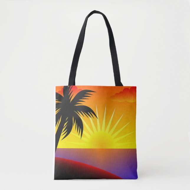 Tote Bag Soleil de l'île (Devant)