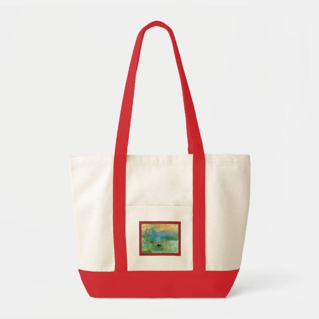 Tote Bag Soleil d'impression par Monet (Devant)