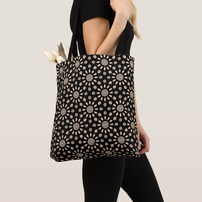 Tote Bag Soleil Doré Rétro (De près)