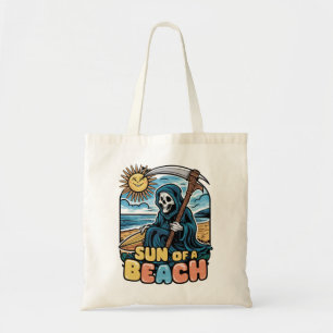 Tote Bag Soleil D'Une Plage Grande Faucheuse