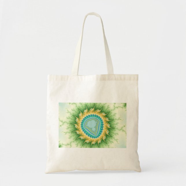 Tote Bag Soleil enchanté - Fractal (Devant)