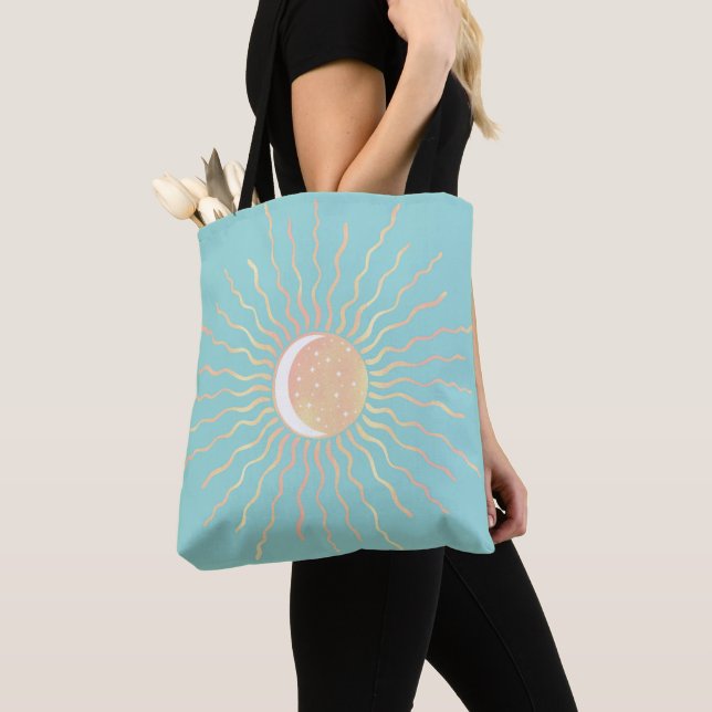 Tote Bag Soleil Et Lune (De près)