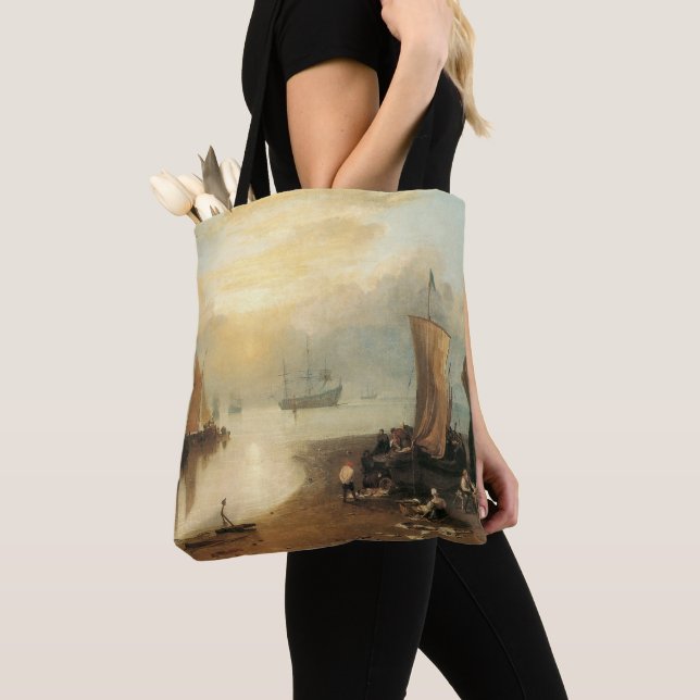 Tote Bag Soleil se levant à travers la vapeur par Joseph Tu (De près)