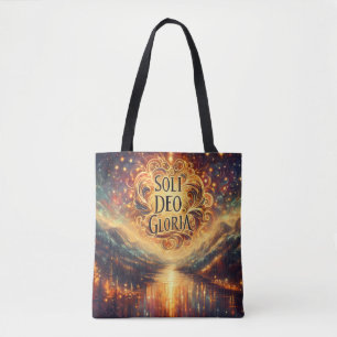 Tote Bag Soli Deo Gloria, Gloire soit à Dieu seul, chrétien