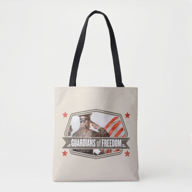 Tote Bag Solider-Gardien de la liberté (Devant)