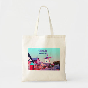 Tote Bag Solvang Danish Downtown California Vintage