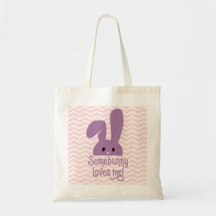 Tote Bag Some Bunny M'aime Lapin Mignon Pâques