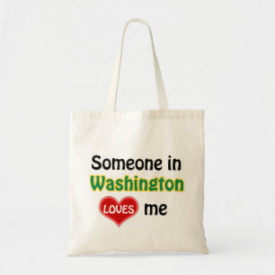 Tote Bag Someone in Washington loves me