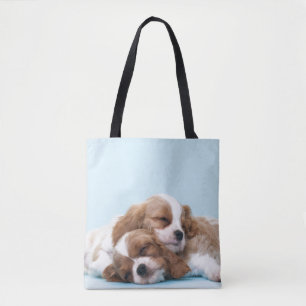 Tote Bag Sommeil cavalier d'épagneuls du Roi Charles