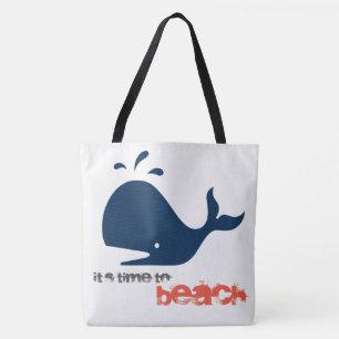 Tote Bag Son temps pour la plage