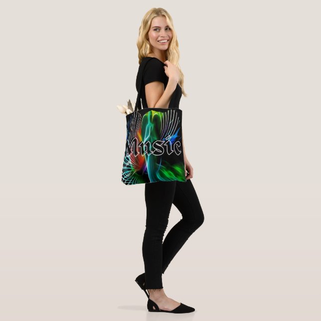 Tote Bag Sons de musique (Sur le modèle)