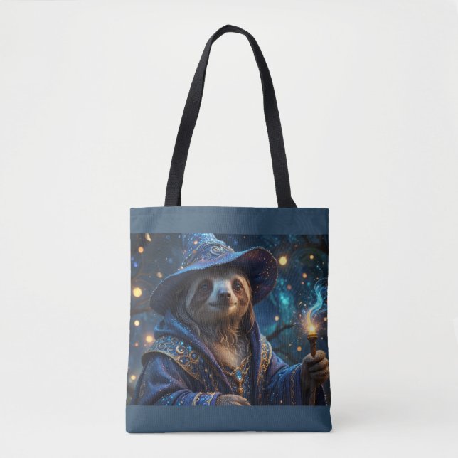 Tote Bag Sorcier de paresseux (Devant)