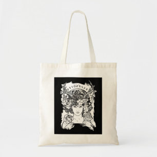 Tote Bag Sorcière Art Nouveau