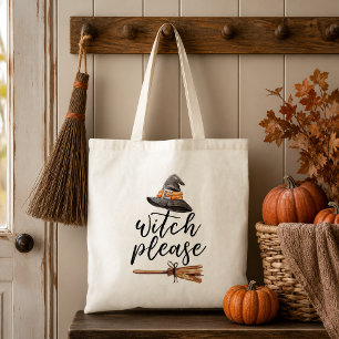 Tote Bag Sorcière S'Il Vous Plaît Halloween