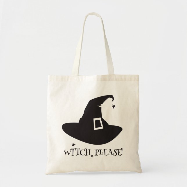 Tote Bag Sorcière, S'Il Vous Plaît ! Halloween Hocus Pocus (Devant)