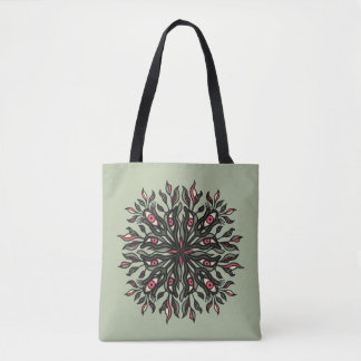 Tote Bag Sorcière verte déplaisante nature amoureux art psy