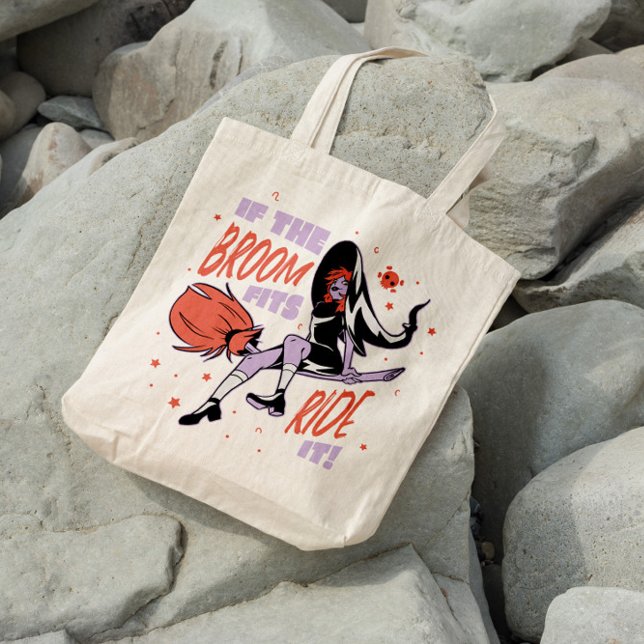 Tote Bag Sorcière Volant Sur Une Salle (Créateur téléchargé)