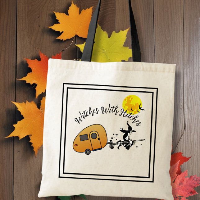 Tote Bag Sorcières à poignets Halloween Camper (Créateur téléchargé)