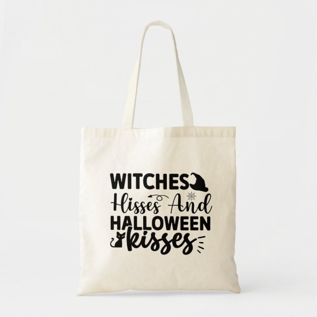 Tote Bag Sorcières Baisers Et Baisers D'Halloween (Devant)