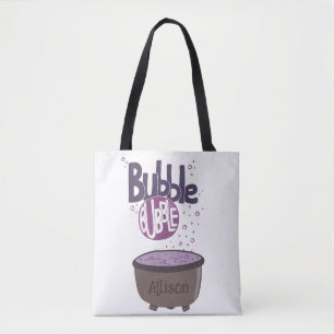 Tote Bag Sorcières Cauldron - Bubble Bubble Lettres main