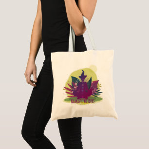 Tote Bag Sorcières Halloween Yoga Namaste