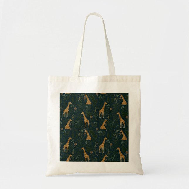 Tote Bag Sortie de girafe tropicale (Devant)
