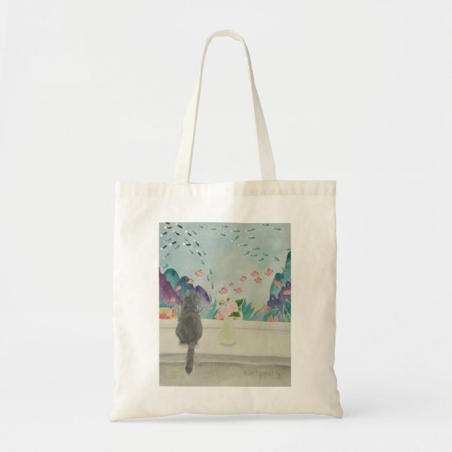 Tote Bag Sortir de la fenêtre (Devant)