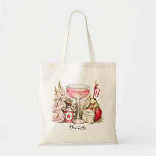 Tote Bag Sorts botaniques, fraises, cocktails de sorcière