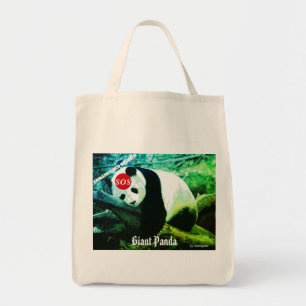 Tote Bag SOS Panda géant en voie de disparition
