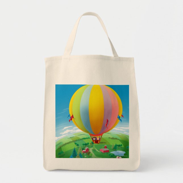 Tote Bag Soufflement dans le vent (Devant)