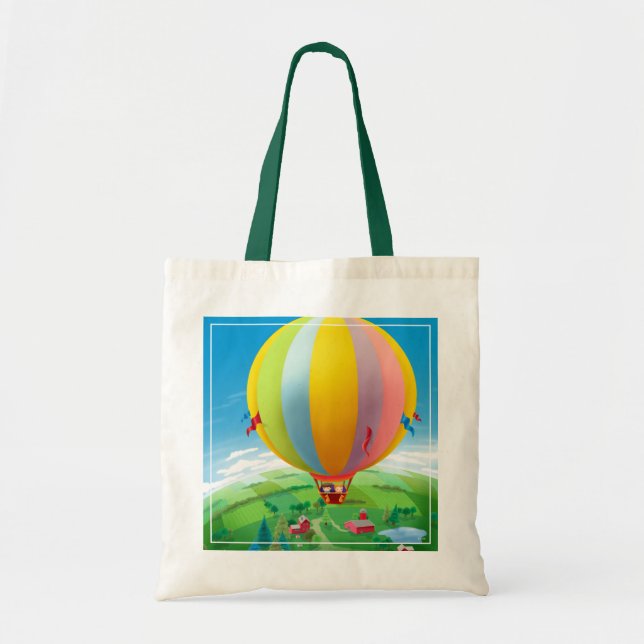 Tote Bag Soufflement dans le vent (Devant)