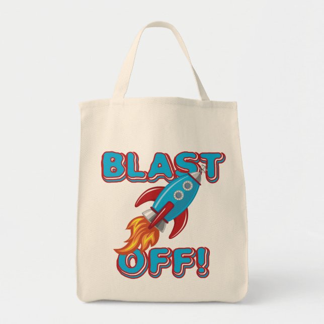 Tote Bag Soufflez le bateau de Rocket (Devant)