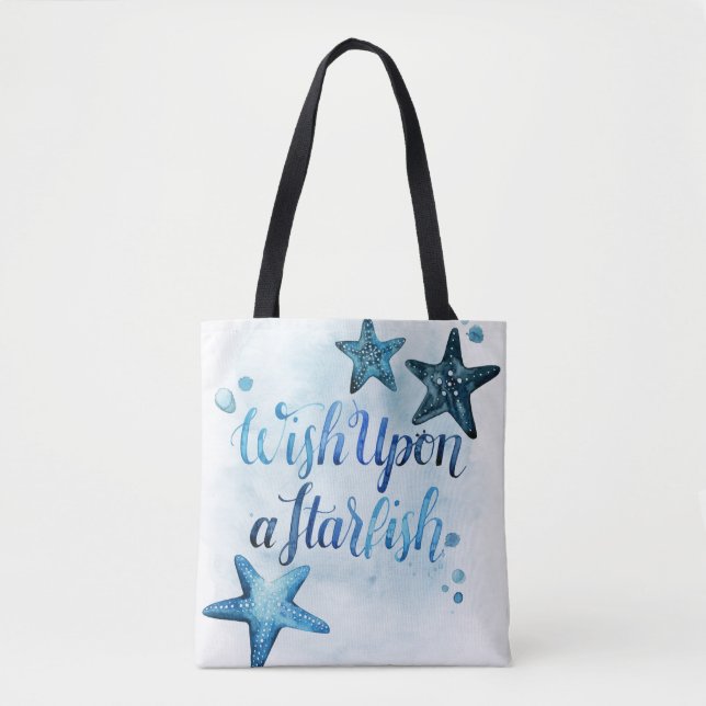 Tote Bag Souhaitez-vous une étoile de mer (Devant)