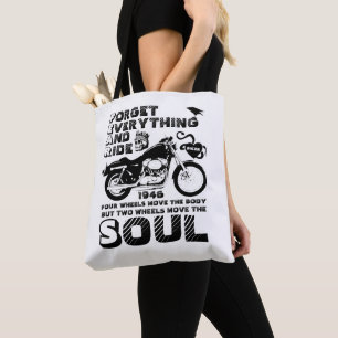 Tote Bag Soul Biker, Date de naissance personnalisée