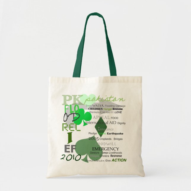 Tote Bag Soulagement d'inondation du Pakistan - Fourre-tout (Devant)