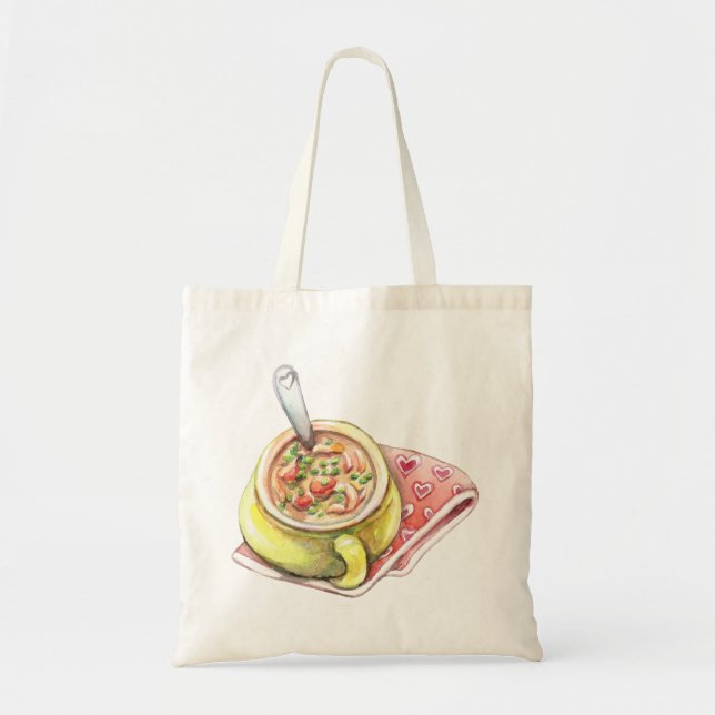 Tote Bag Soupe aux nouilles de poulet (Devant)