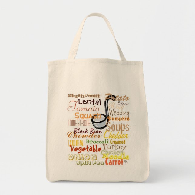 Tote Bag Soupes Graffiti (Devant)