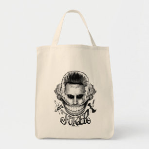 Tote Bag Sourire de joker du peloton de suicide