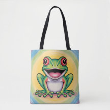 Sourire doux de grenouille